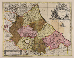 Map of Abruzzo Citra and Ultra